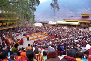 A royal birthday party in Bhutan