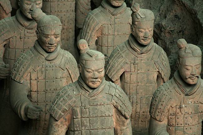 Terracotta warriors xian china 600x400