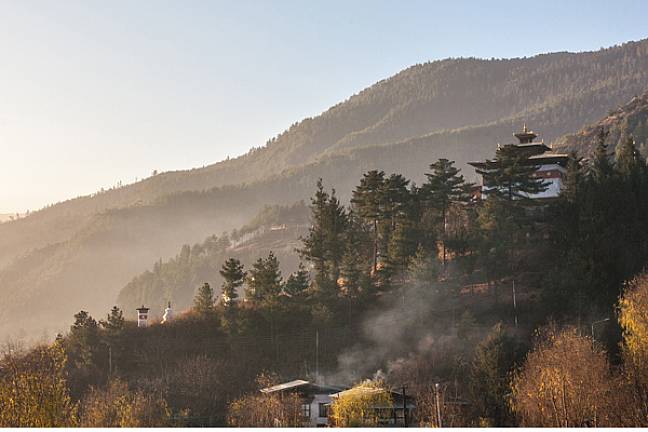 Thimphu in the autumn Bhutan 600x400