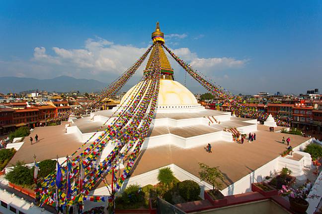 Boudhanath stupa kathmandu valley nepal 600x400