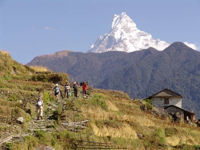 Best places to visit nepal annapurna trekkers Fishtail mountain