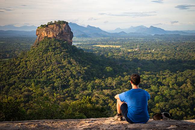 Sri lanka best places to visit View of Sigiriya Rock from Pidurangala 600x400