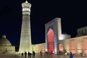 Samarkand at night