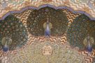 Golden triangle tour india City Palace Jaipur peacock frieze