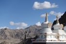 Chortens at Thiksey Monastery
