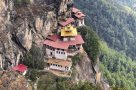 Looking down on the Tiger's Nest from the Bumdra trail