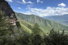 The Tiger's Nest Monastery clinging to the cliff face