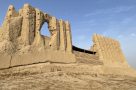 The desert fortress ruins at Merv, Turkmenistan