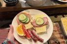 Breakfast buffet at Brandon Lodge