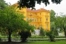French Colonial building, sightseeing tour of Hanoi