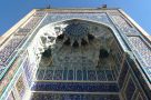Intricate detail of the Bibi-Khanym Mosque, Samarkand. Image by L Denniff
