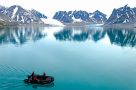 Zodiac excursion near Magdalenefjorden, Spitsbergen
