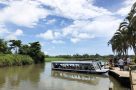 Boat ride to Mawamba Lodge at Tortuguero National Park on Costa Rica's Caribbean Coast