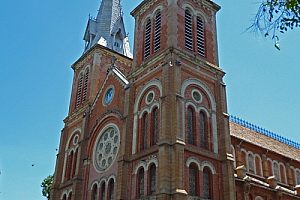 Notre Dame Cathedral in Saigon, Vietnam