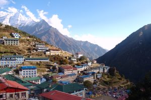 Namche Bazaar. Image by L. Walker