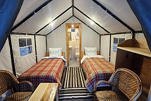 Chhoeduphu camp - deluxe tents