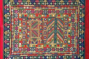 Traditional Rabari textile art frame