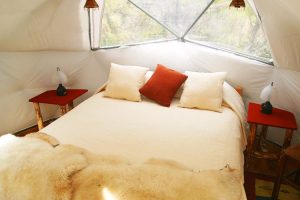 Accommodation - EcoCamp guest room