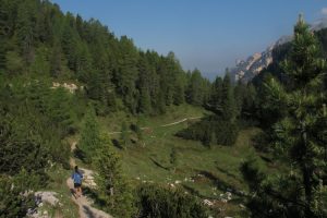 Descending from Rif Fodara