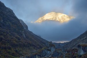 Chomolhari at dawn. Image by N McCooke