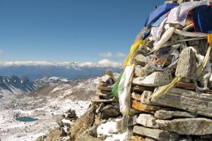 Trek to Gangla Karchung La. Image by N Sloman