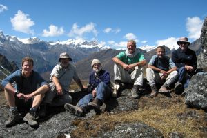 Group of trekkers. Image by N Sloman