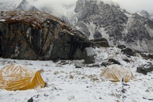 Tents at Thurju campsite