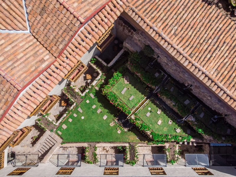 Courtyard from above