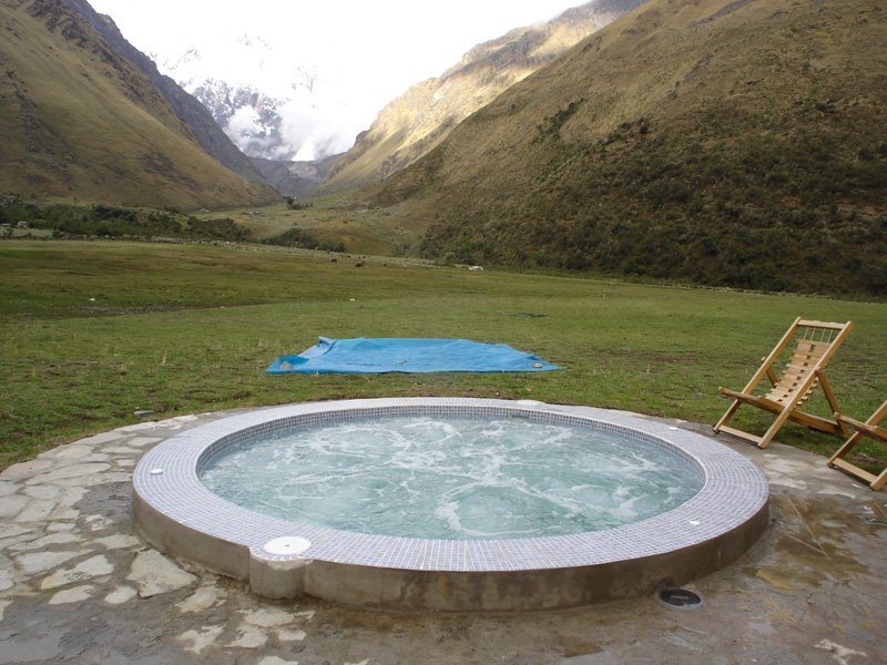 Jacuzzi at Salkantay