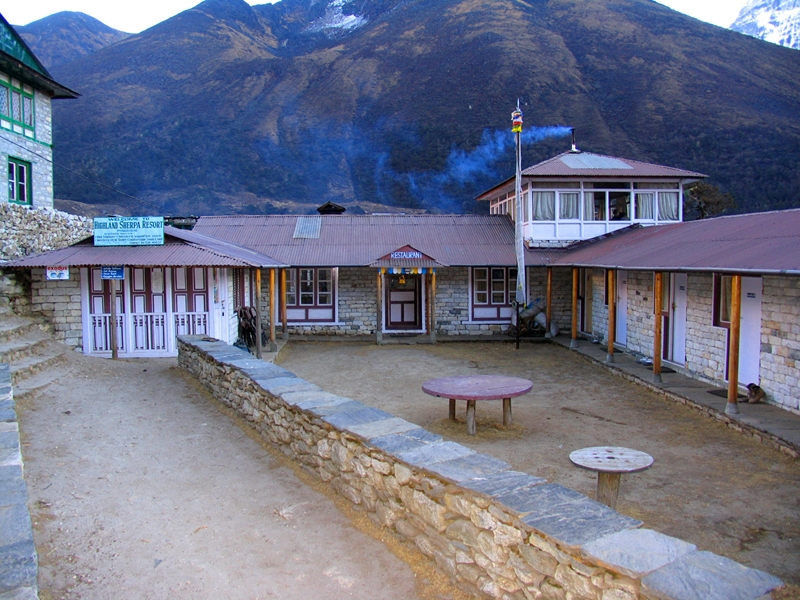 Everest region tea house