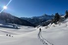 Snowshoeing in the French Alps