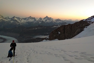 Monte Rosa Ascent 4,634m/15,203ft