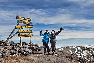 Summits of Meru & Kilimanjaro 5,895m/19,340ft