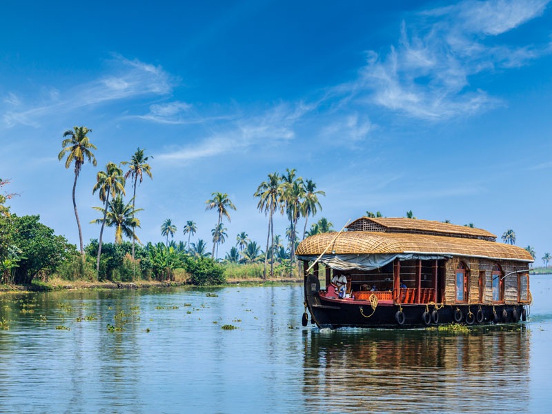 Cruise the backwaters of Kerala