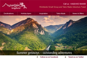Read our April e-newsletter - Summer getaways